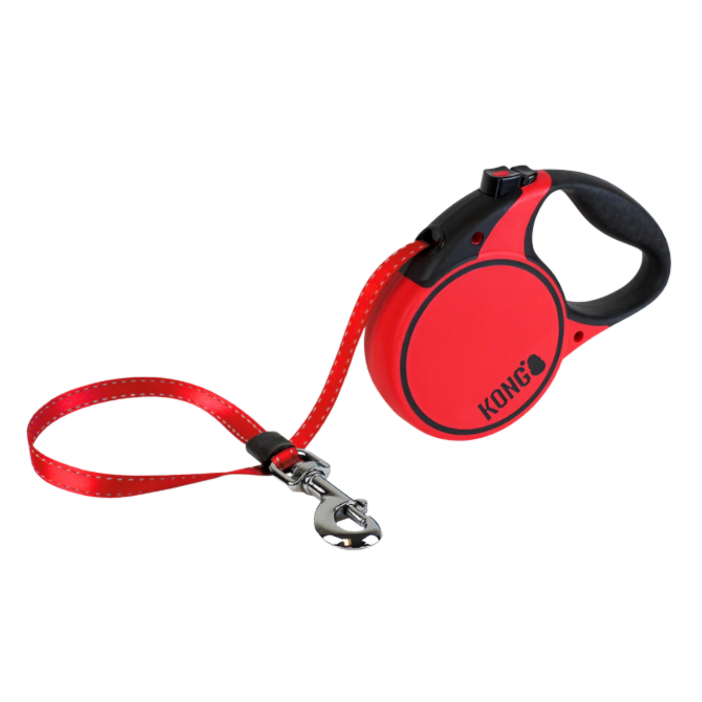 KONG CORREA RETRACTIL TERRAIN XSMALL ROJA 12 KG