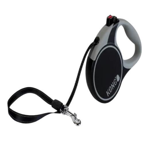 KONG CORREA RETRACTIL TERRAIN LARGE NEGRA 50 KG