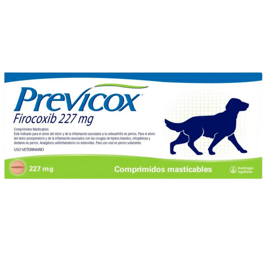 PREVICOX 227MG X 30 COMPRIMIDOS MASTICABLES PERRO
