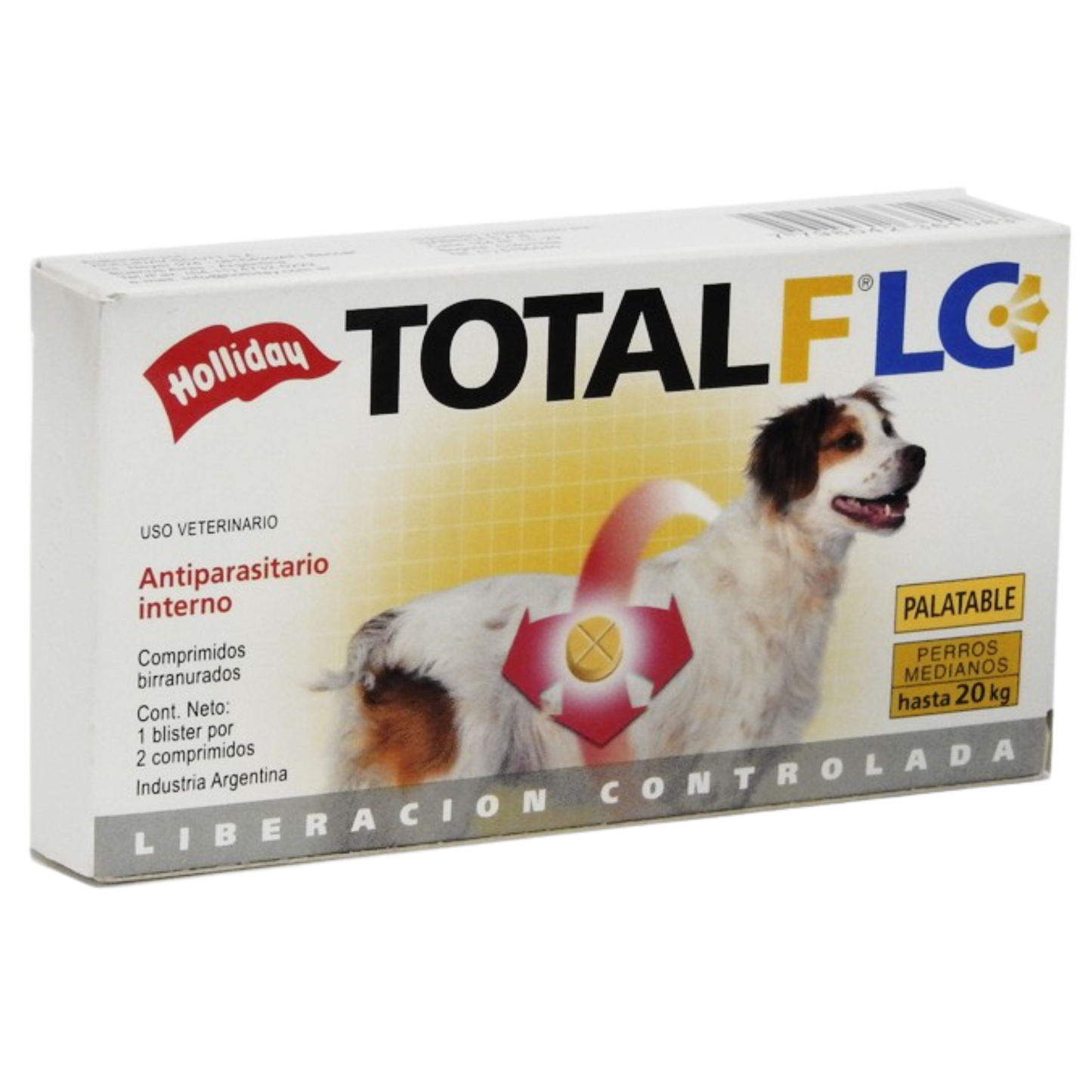 TOTAL FLC PERRO MEDIANO X 30 BLISTER X 2 COMPRIMIDOS HASTA 20 KG