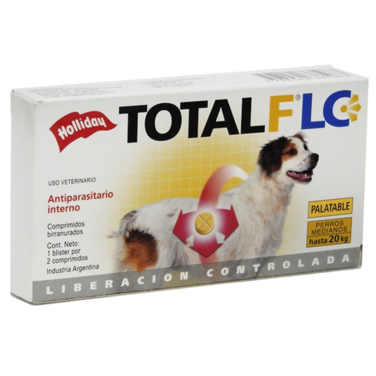 TOTAL FLC PERRO MEDIANO X 30 BLISTER X 2 COMPRIMIDOS HASTA 20 KG