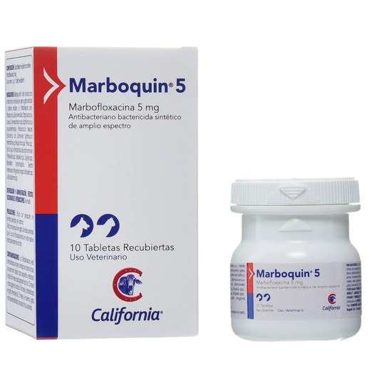MARBOQUIN 5 MG TARRO X 10 TAB 2 KLS