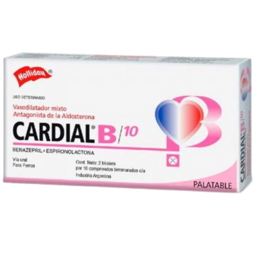 CARDIAL B 10 MG X 20 COMPRIMIDOS