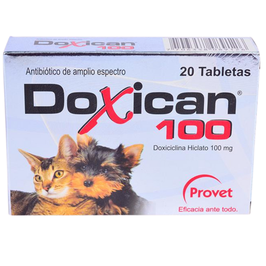 DOXICAN 100 MG CAJA X 20 TABS / VENTA POR UNIDAD