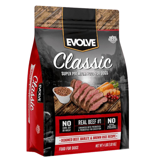 EVOLVE DOG CLASSIC BEEF - CARNE X 3.5 LB - 1.56 KG