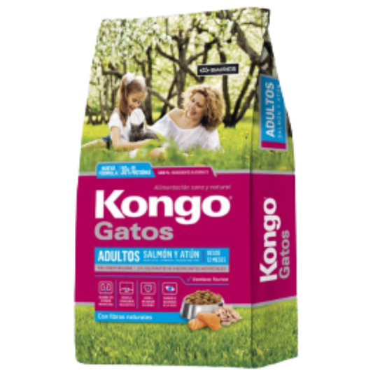 KONGO GATOS ADULTO CARNE Y POLLO X 1 KG