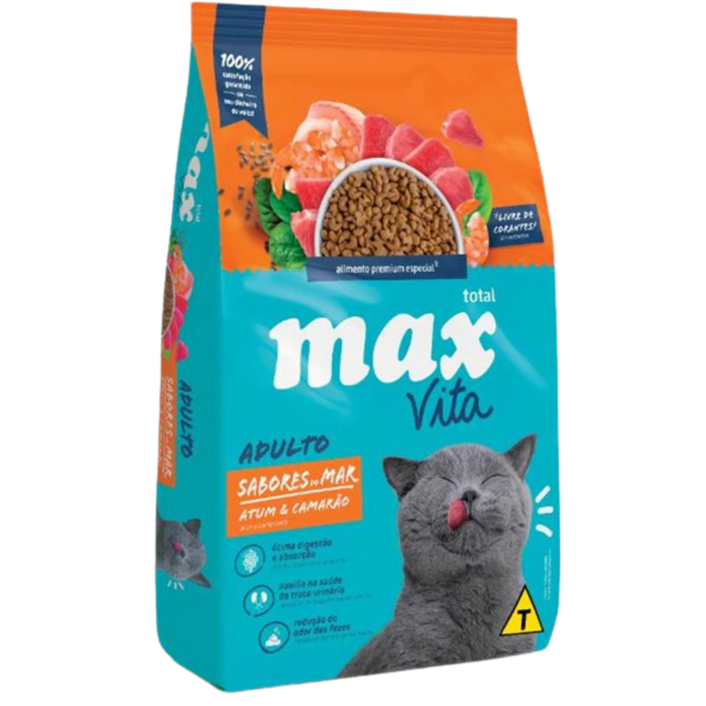 MAX F VITA GATO ADULTO SABORES DEL MAR ATUN Y CAMARON X 1KG