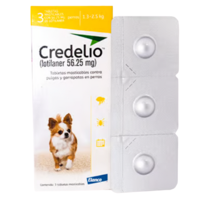 CREDELIO 56.25 MG - 1.3-2.5 KG  (3TAB)