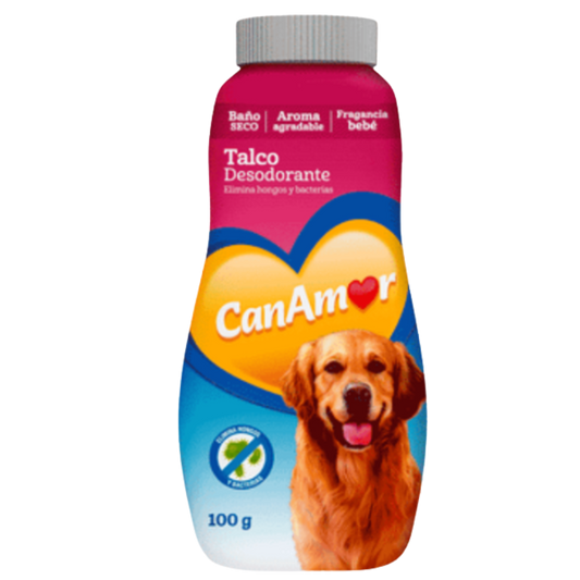 TALCO CANAMOR DESODORANTE PERRO 12X100 GR