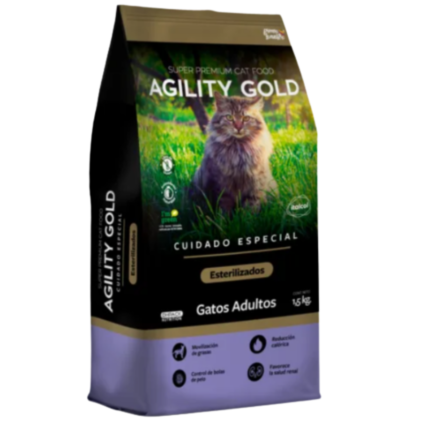 AGILITY GOLD GATOS ESTERILIZADOS X 1.5 KG