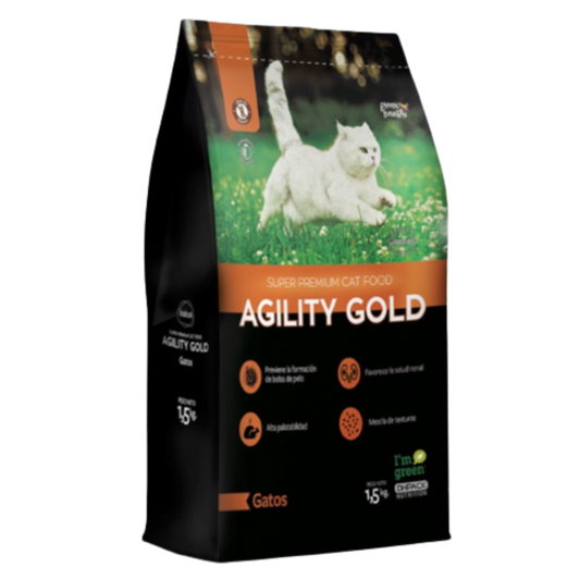 AGILITY GOLD GATOS X 1,5 KG