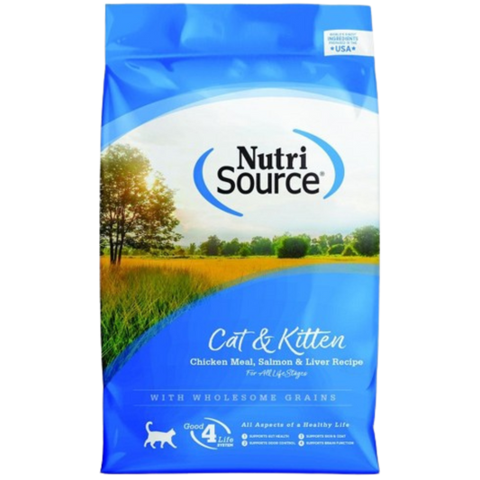 NUTRISOURCE CAT&KITTEN CHICKEN SALMON&LIVER X 2.9 KG