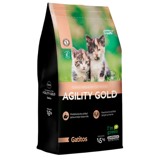 AGILITY GOLD GATITOS X 1,5 KG