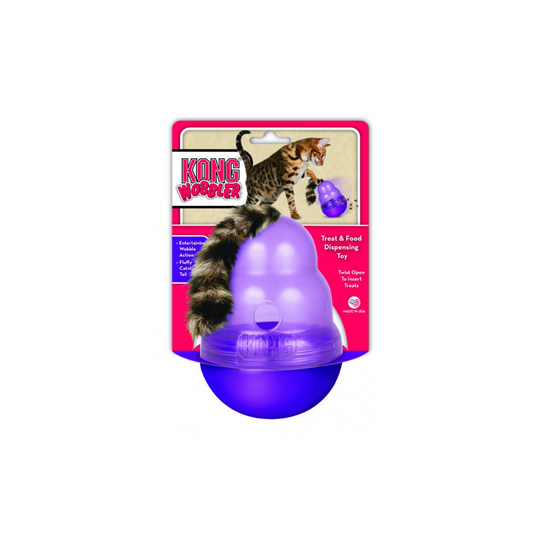 KONG GATO WOBBLER CON PLUMAS