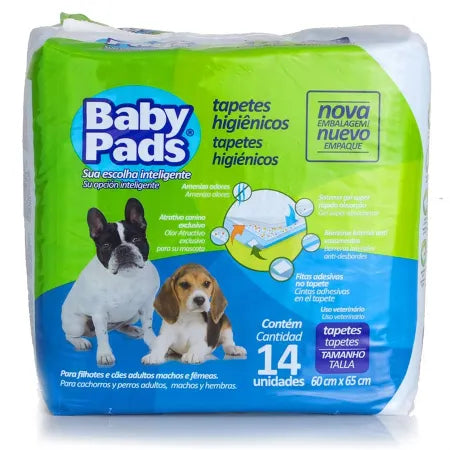 BABY PADS X 14 UND DE 60X65 CM