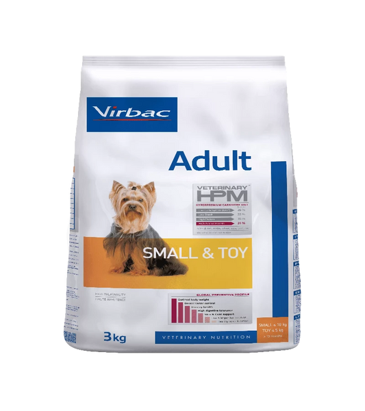 VIRBAC ADULTO DOG SMALL & TOY X 3 KG