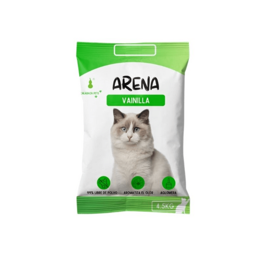 ARENA CALABAZA VAINILLA X 4.5 KG