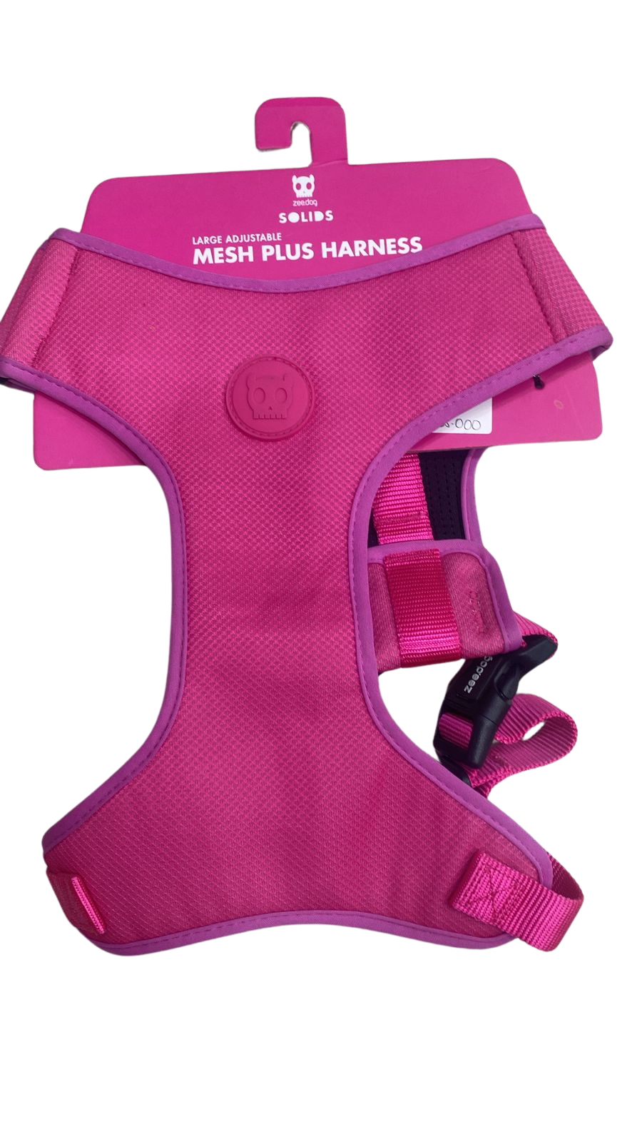 PINK LED ADJUSTABLE AIR MESH HARNESS LARGE