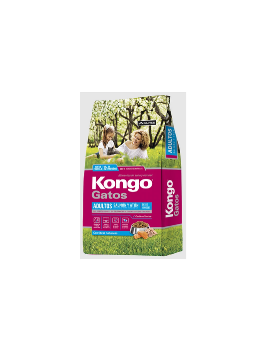 KONGO GATOS ADULTO SALMON Y ATUN X 1 KG