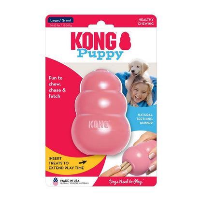 KONG PERRO CAUCHO PUPPY PORTAPASABOCAS MEDIUM