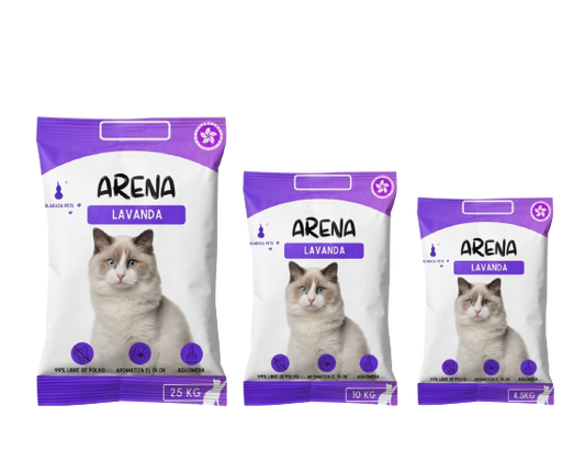 ARENA CALABAZA LAVANDA 4.5 KG