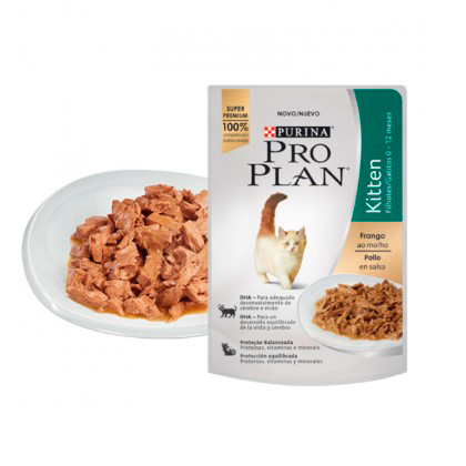 PRO PLAN WET KITTEN POLLO EN SALSA 85G