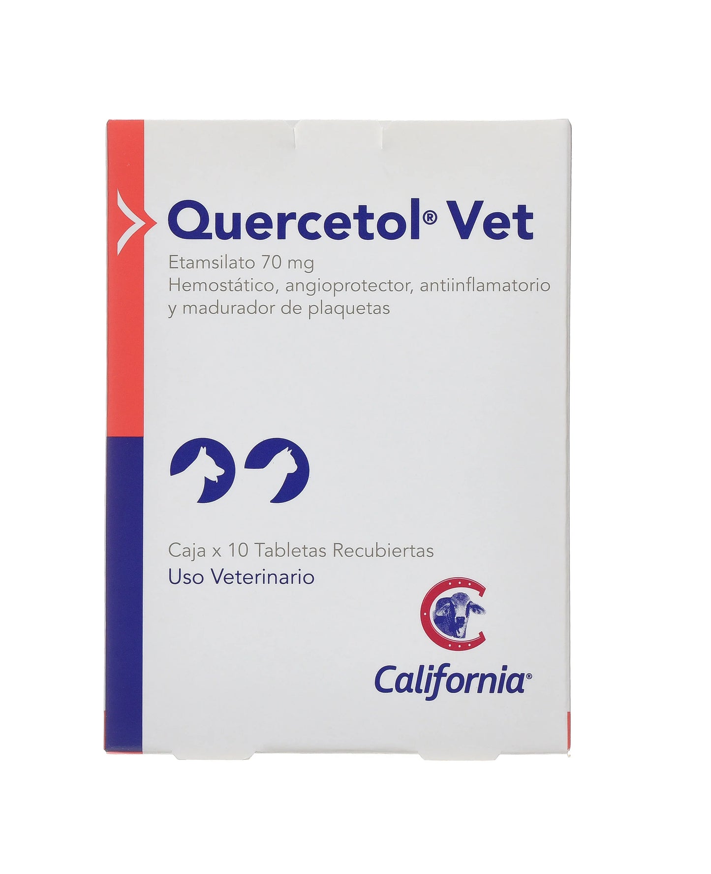 QUERCETOL 100 MG CAJA X 10 TABS CALIFORNIA