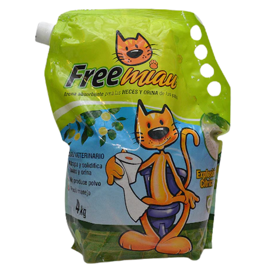 FREEMIAU ARENA CITRICA X 4 KG X 5 UNDS