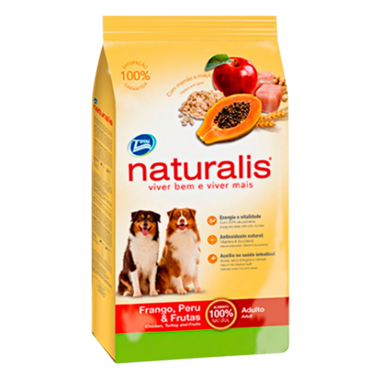 NATURALIS C ADULTO RP FRANGO & PERU FRUTAS  2 KG