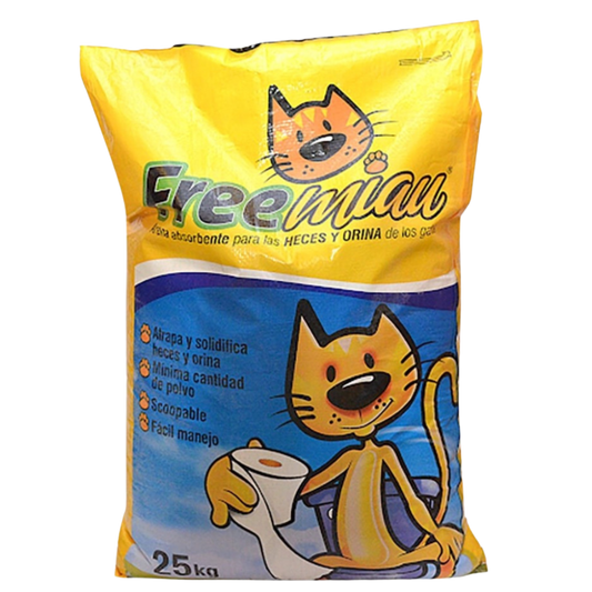 FREEMIAU ARENA GATOS X 25 KG