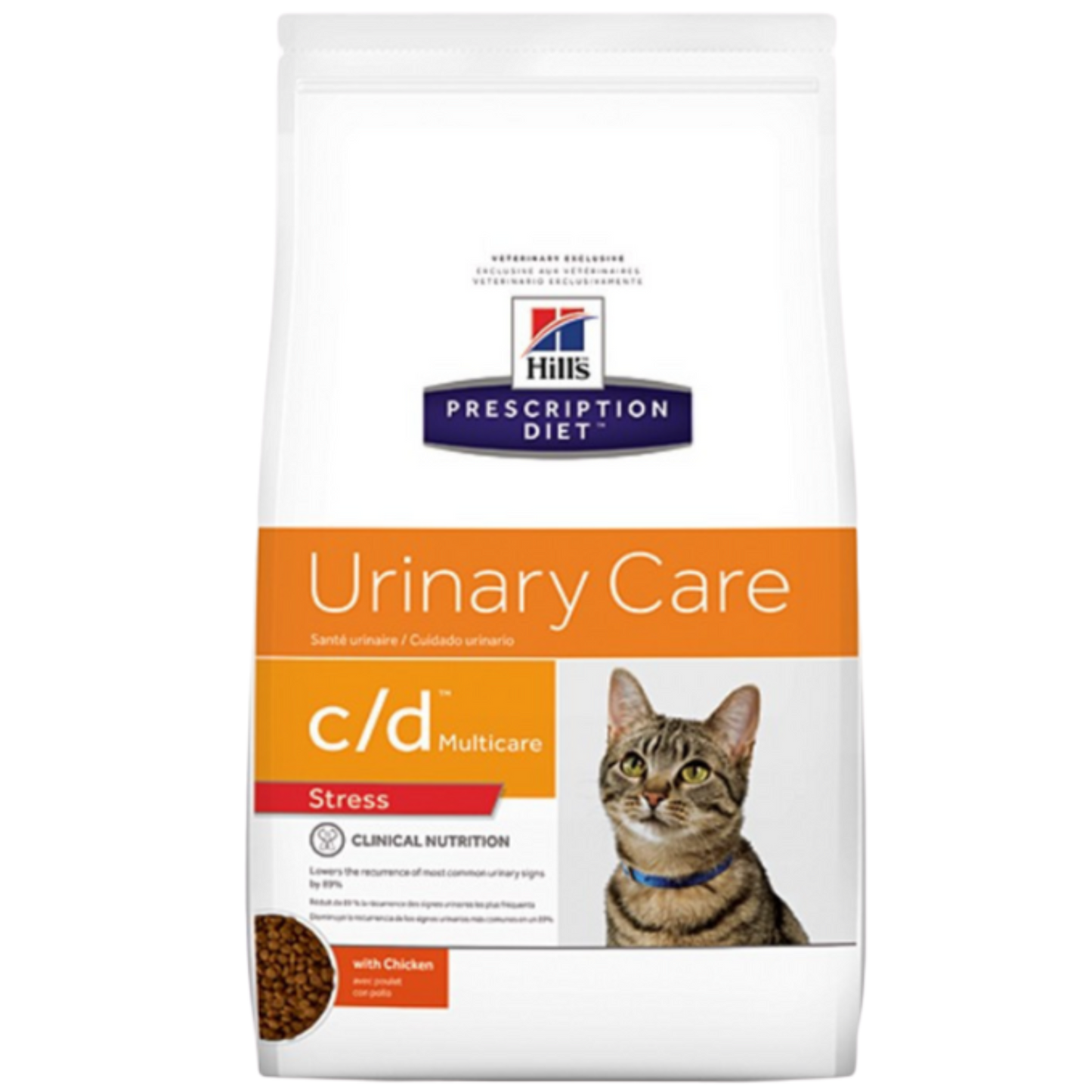 HILLS F C/D MULTICARE STREES CHICKEN X 4 LB - 1.81 KG
