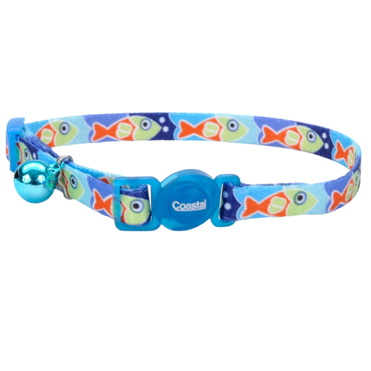 COASTAL COLLAR GATO FASHION PECES AZUL