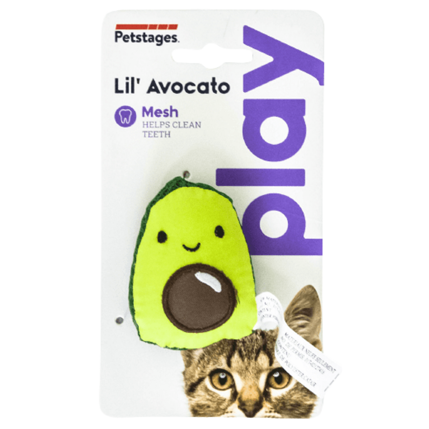 PETSTAGES GATO PELUCHE AGUACATE