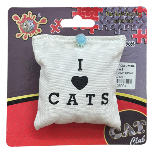 JUGUETE PARA GATO DELUXE COJIN CAT NIP