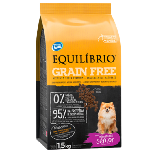 EQUILIBRIO GRAIN FREE SENIOR RAZAS MINIATURAS