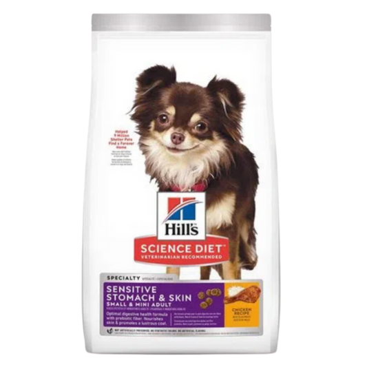 HILLS C ADULTO SENSITIVE STOMACH & SKIN MINI X 4 LB -1.81 KG
