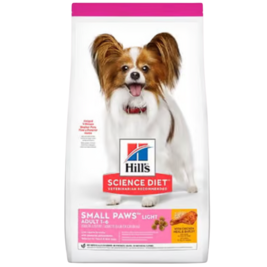 HILLS C ADULTO SMALL PAWS LIGHT X 4.5 LB - 2.04 KG