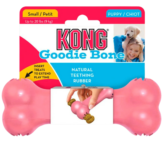 KONG PERRO CAUCHO PUPPY HUESO SMALL