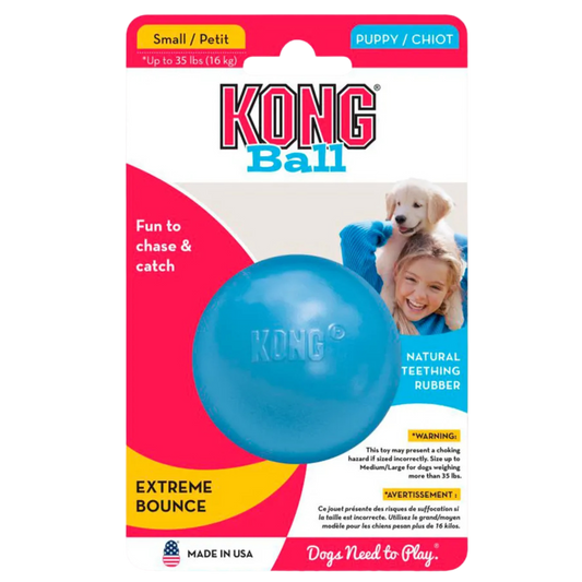 KONG PERRO CAUCHO PUPPY PELOTA SMALL