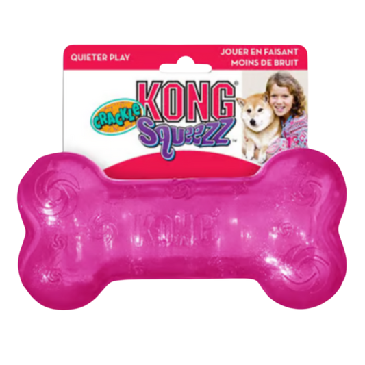 KONG PERRO CRACKLE HUESO MEDIUM