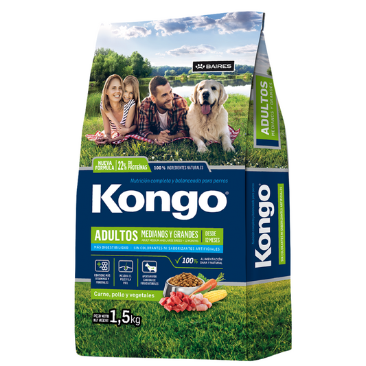 KONGO PERROS MYG X 1.5 KG