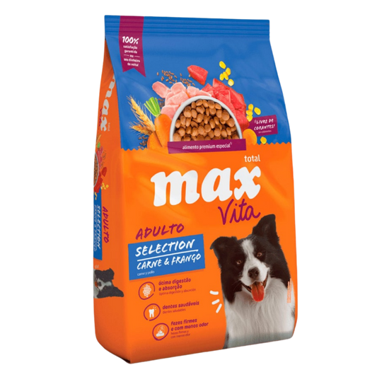 MAX C VITA ADULTO SELECTION CARNE Y FRANGO X 3 KG