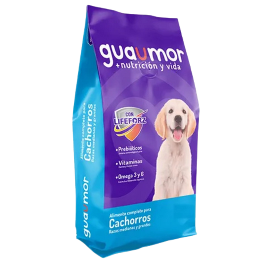 C GUAUMOR CACHORRO RM Y GRANDES X 8 KG