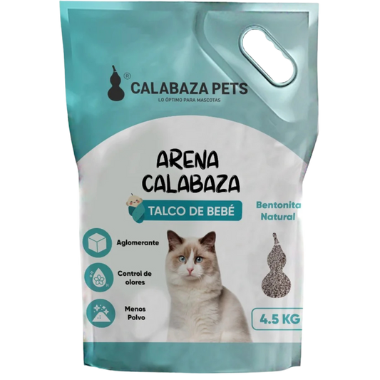 ARENA CALABAZA X 4.5 KG TALCO BEBE