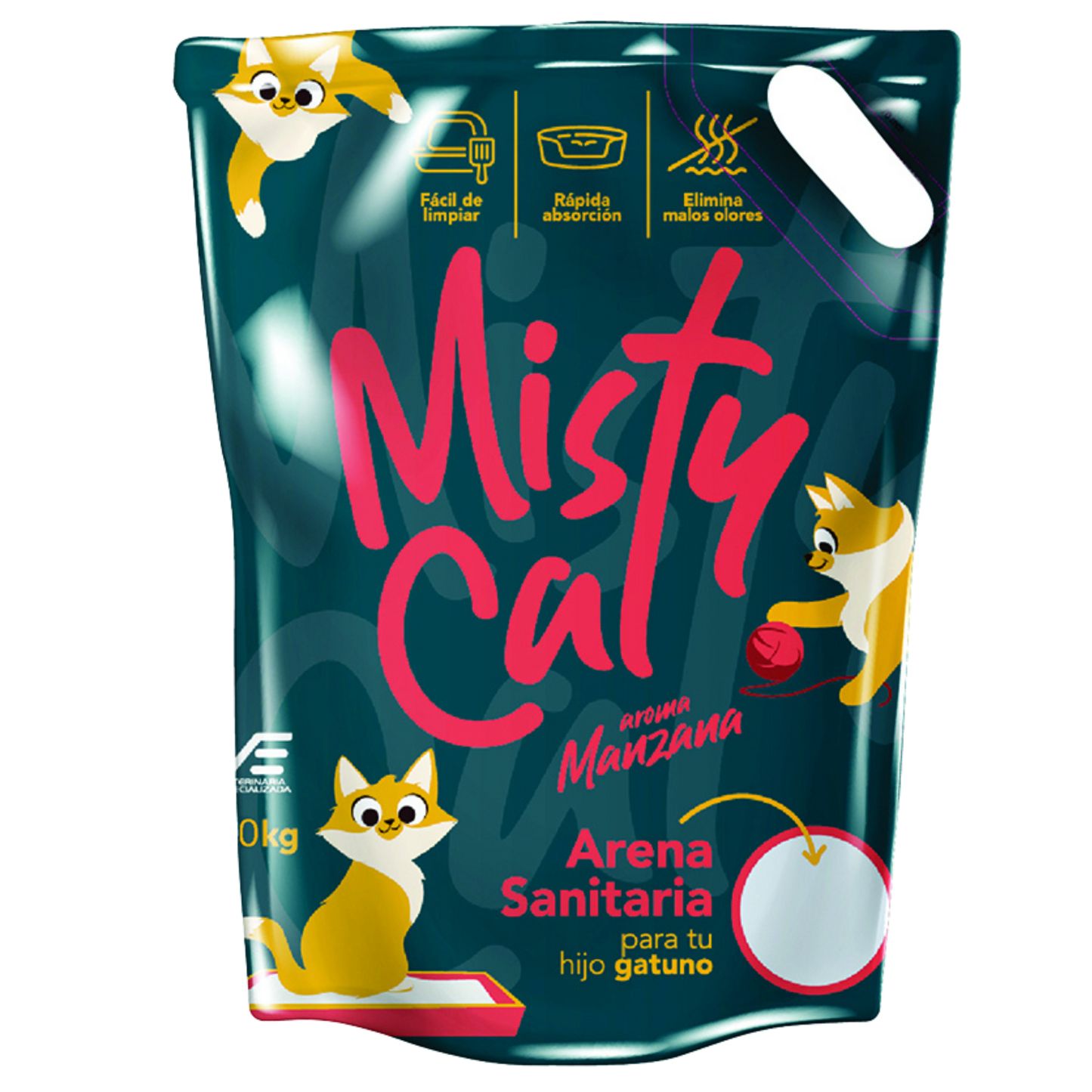 ARENA MISTY CAT MANZANA X 10 KG