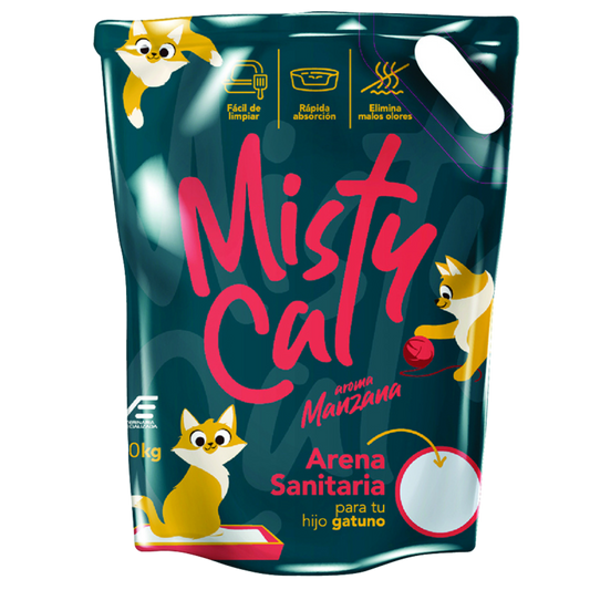 ARENA MISTY CAT MANZANA X 10 KG