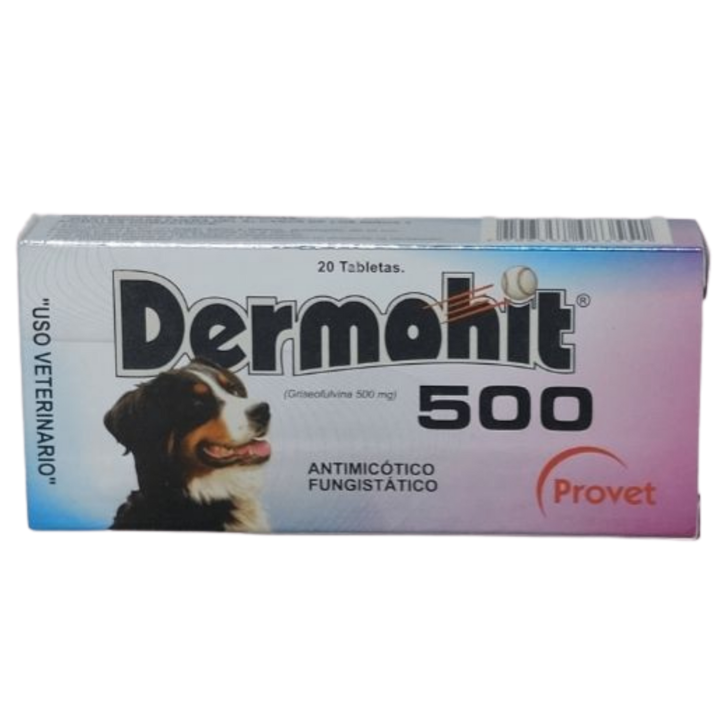DERMOHIT 500 MG CAJA X 20 TABS (GRISEOFULVINA)