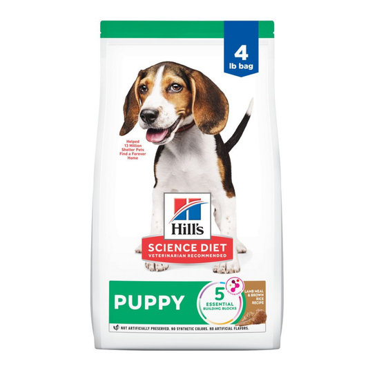 HILLS C PUPPY LAMB RICE OB X 4 LB - 1.81 KG