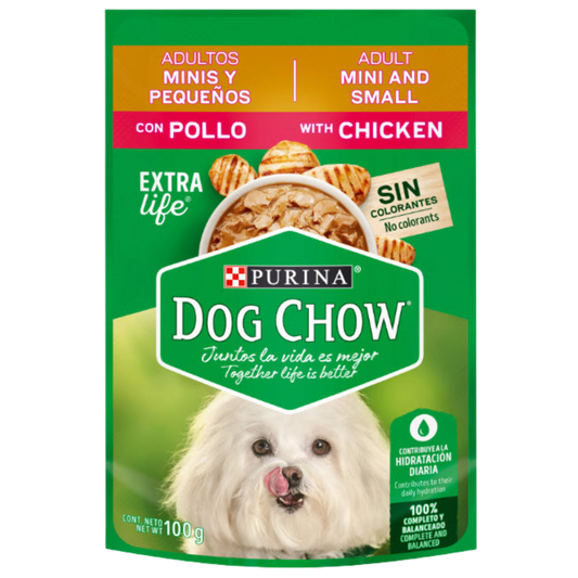 DOG CHOW POUCHE CACHORRO TD TM POLLO X 100 GR