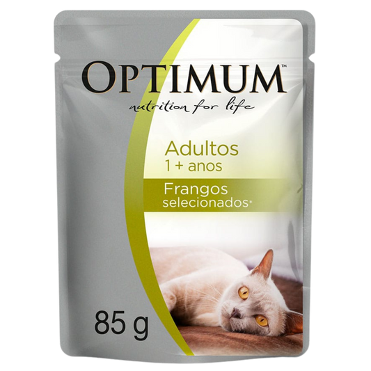 OPTIMUM CAT POUCH ADULTO CHICKEN X 40X85 GR